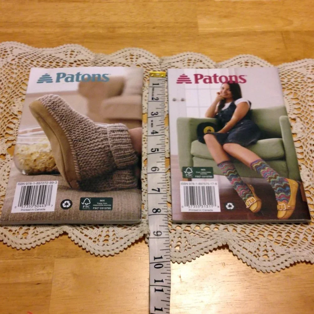 Patons socks, skipper and kroy socks knitting instruction crafts  booklets